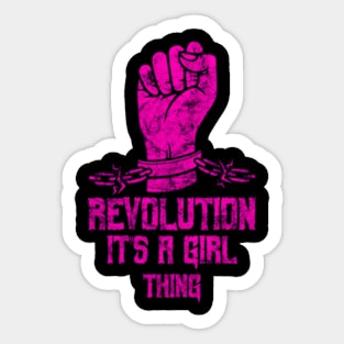 Revolution It's A Girl Thing Sticker